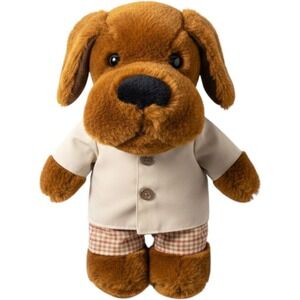 Dakin McGruff the Crime Dog Plush 11" Brown Vintage 1979 1981 Trench Coat